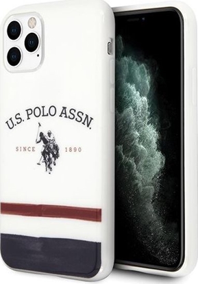 Изображение U.S. Polo Assn US Polo USHCN65PCSTRB iPhone 11 Pro Max biay/white Tricolor Pattern Collection