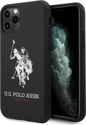 Picture of U.S. Polo Assn US Polo USHCN65SLHRBK iPhone 11 Pro Max czarny/black Silicone Collection