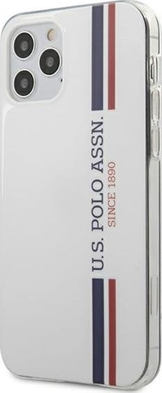 Picture of U.S. Polo Assn US Polo USHCP12MPCUSSWH iPhone 12/12 Pro 6,1" biay/white Tricolor Collection