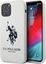 Attēls no U.S. Polo Assn US Polo USHCP12MSLHRWH iPhone 12/12 Pro 6,1 biay/white Silicone Collection