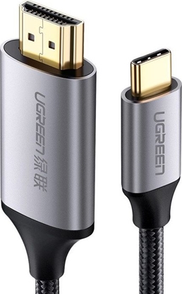 Attēls no Kabel USB Ugreen USB-C - HDMI 1.5 m Srebrny (50570)