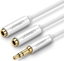 Picture of Kabel Ugreen Jack 3.5mm - Jack 3.5mm x2 0.25m srebrny (UGR644WHT)
