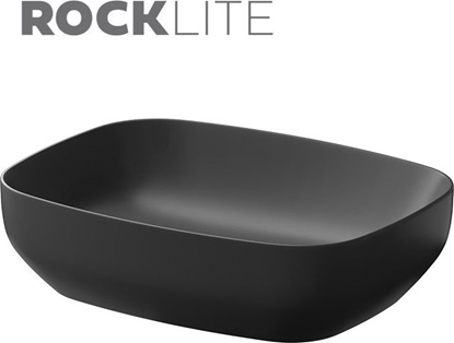 Attēls no Umywalka Cersanit K677-013 Umywalka Nablatowa Larga Prostoktna Antracyt Mat (50X38) BOX// CE.KRLA.U-NABL.LARGA-PROST-ANT () - CE.KRLA.U-NABL-PROST-ANT