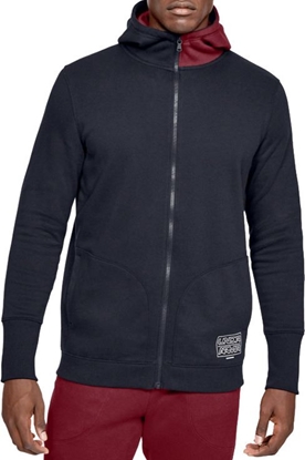 Picture of Under Armour Bluza mska Baseline Fleece Full Zip Hoodie czarna r. XS (1343006-002)