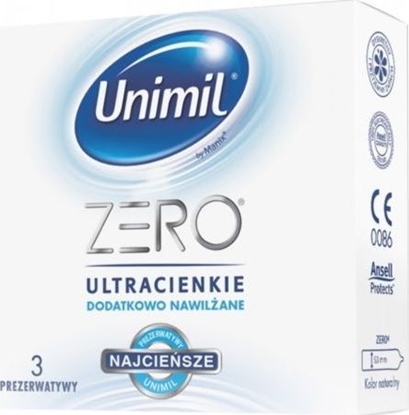 Attēls no UNIMIL UNIMIL_Zero lateksowe prezerwatywy 3szt
