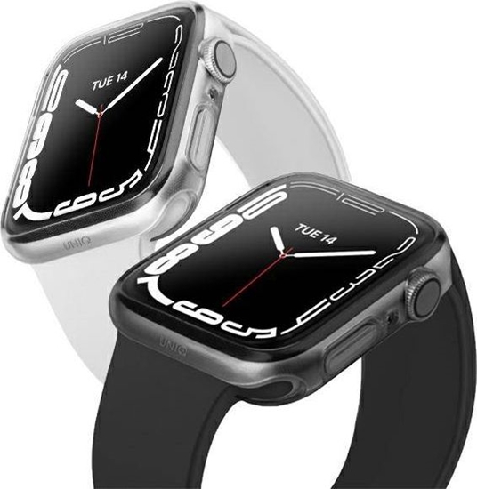 Picture of Uniq Etui UNIQ Glase Apple Watch 7 41mm przezroczysty-dymny/clear-smoke [2 PACK]