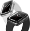 Attēls no Uniq Etui UNIQ Glase Apple Watch 7 41mm przezroczysty-dymny/clear-smoke [2 PACK]
