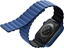 Picture of Uniq UNIQ pasek Revix Apple Watch Series 4/5/6/7/SE 44/45mm. Reversible Magnetic czarny-niebieski/black-blue