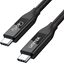 Attēls no Kabel USB Unitek USB-C - USB-C 0.8 m Czarny (C14100BK-0.8M)