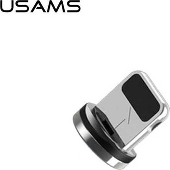 Picture of Usams USAMS Adapter magnetyczny lightning bulk srebrny/silver SJ157USBT (US-SJ157)