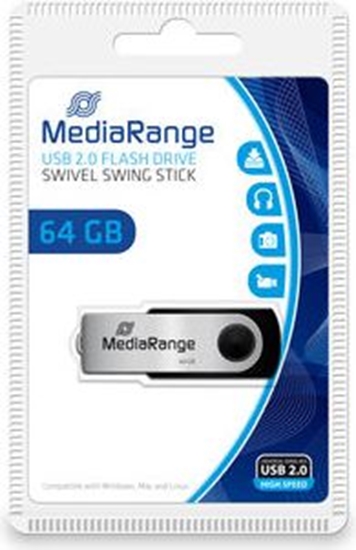 Изображение Pendrive MediaRange 64 GB  (MR912)