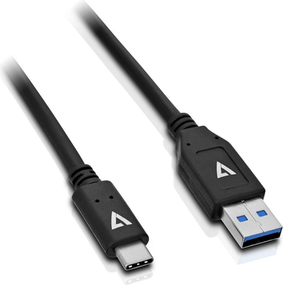 Изображение V7 USB Cable USB 2.0 A Male to USB-C Male 1m 3.3ft - Black