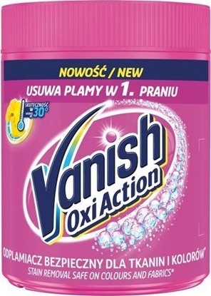 Picture of Vanish VANISH_Gold Oxi Action odplamiacz w proszku do tkanin kolorowych Pink 470g