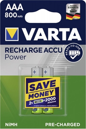 Изображение Varta Akumulator Power AAA / R03 800mAh 20 szt.