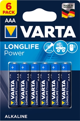 Picture of Varta Longlife Power Single-use battery AAA Alkaline