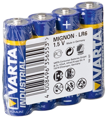 Picture of Varta LR6 4-SP Industrial Single-use battery AA Alkaline