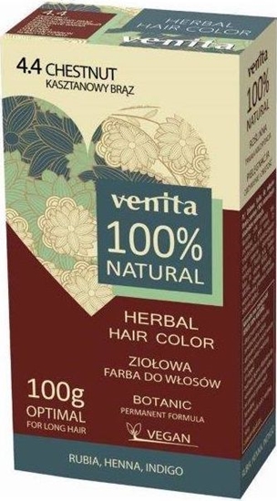 Picture of Venita Herbal Hair Color zioowa farba do wosów 4.4 Kasztanowy Brz 100g