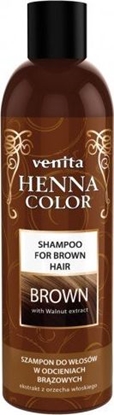 Attēls no Venita Venita Henna Color Brown szampon ziołowy do włosów w odcieniach brązowych 250ml