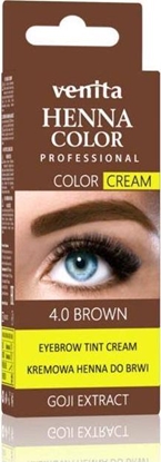 Picture of Venita VENITA_Professional Henna Color henna do brwi w kremie 4.0 Brown 30g