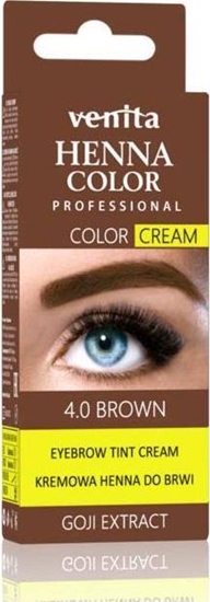Picture of Venita VENITA_Professional Henna Color henna do brwi w kremie 4.0 Brown 30g