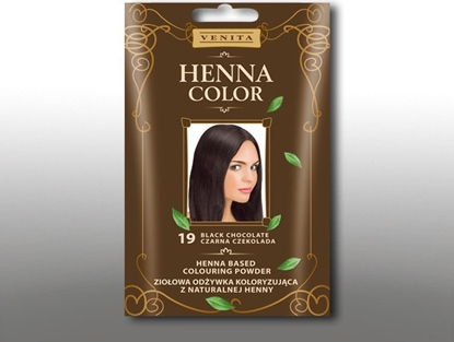 Picture of Venita Zioowa odywka koloryzujca Henna Color 30g 19 Czarna czekolada
