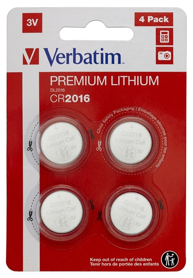 Изображение Verbatim CR2016 Single-use battery Lithium