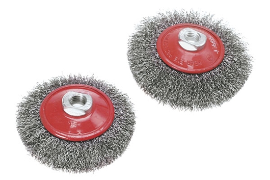 Picture of Verto Szczotka tarczowo-ktowa M-14 druciana 100mm 62H112