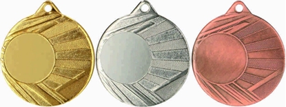 Изображение Victoria Sport MEDAL Z MIEJSCEM NA WKLEJK ZOTY R 50mm