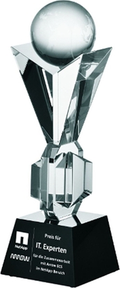 Picture of Victoria Sport Trofeum szklane grawerowane z etui +wypenianie farb