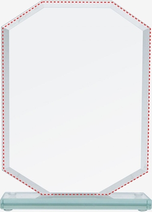 Picture of Victoria Sport Trofeum szklane z rozklejon podstaw