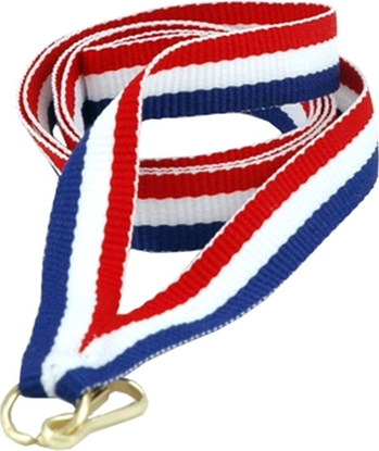 Picture of Victoria Sport Wstka 22 mm - czerwono-biao-niebieska