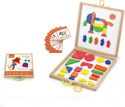 Picture of Viga Drewniana Magnetyczna ukadanka w walizce (1450)