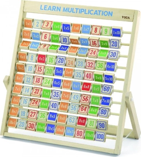 Picture of Viga Drewniana Tabliczka Mnoenia Nauka Matematyki