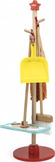 Изображение Viga Toys Drewniany Zestaw Narzdzi do Sprztania 6 el.