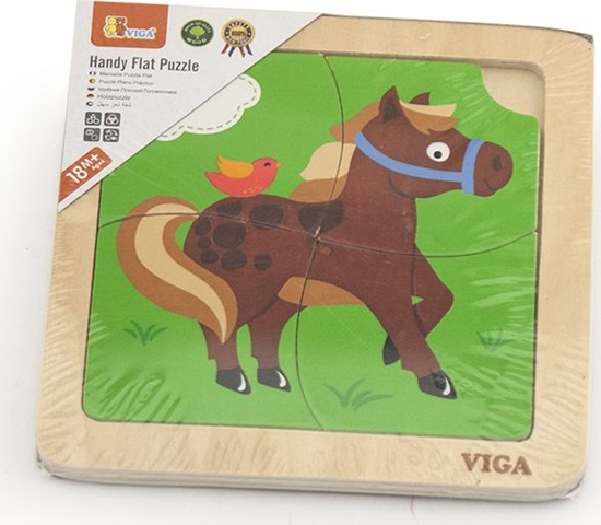 Picture of Viga Viga 51312 Puzzle na podkadce - Konik