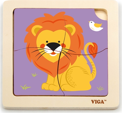 Picture of Viga Viga 51316 Puzzle na podkadce - Lew