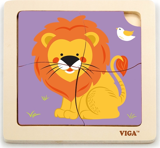Picture of Viga Viga 51316 Puzzle na podkadce - Lew