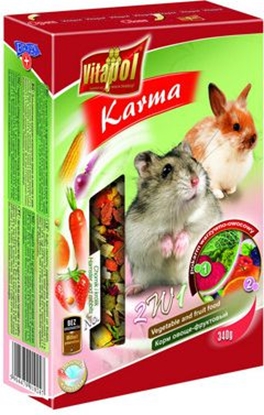 Picture of Vitapol Karma uzupełniająca warzywno-owocowa dla chomika i królika 340g