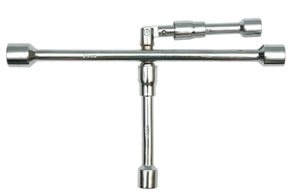 Attēls no Vorel Klucz krzyżakowy do kół składany 17x19x21x23mm (57030)