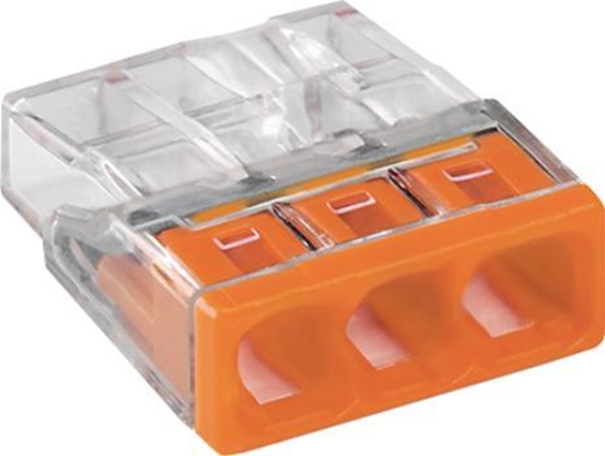 Picture of Wago Szybkozczka 2273-203 3X0,5-2,5 MM2 pomaraczowa 5 szt.