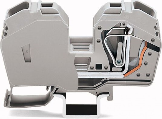 Picture of Wago Zczka szynowa 2-przewodowa 35mm2 szara (285-635)