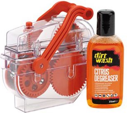 Picture of Weldtite Maszyna do czyszczenia acucha DIRTWASH DIRT TRAP CHAIN DEGREASER MACHINE + Odtuszczacz 75ml (WLD-6017)