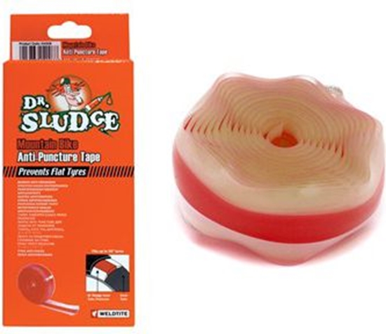 Picture of Weldtite Tama antyprzebiciowa DR SLUDGE ANTI PUNCTURE TAPE MTB 26" 35mm czerwona (WLD-4008)