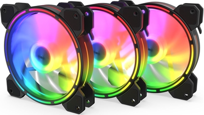 Attēls no Wentylator Krux Lunar 120 ARGB 3-pack (KRX0068)