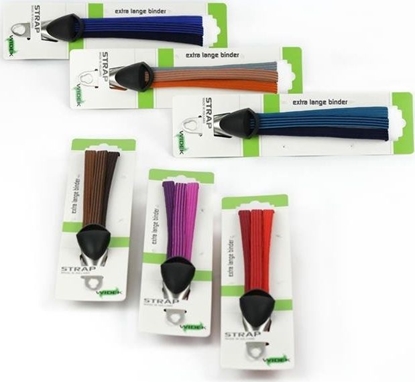 Picture of Widek Tama do baganika WIDEK TRIO STRAPS E-BIKE VISION gumowa mix kolorów pudeko 12szt.(NEW)
