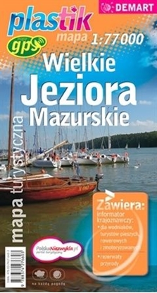 Picture of Wielkie Jeziora Mazurskie. Mapa turystyczna 1:77 000