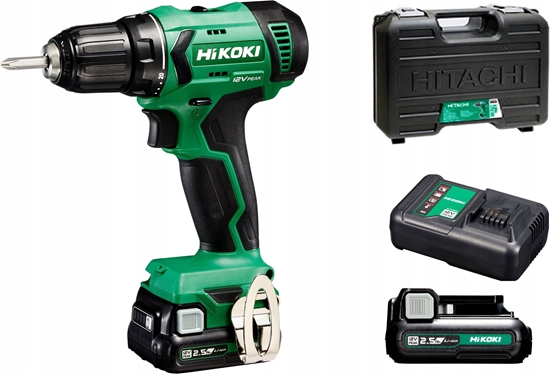 Picture of Wiertarko-wkrtarka Hikoki DS12DA WFZ 12 V 2 x akumulator 2.5 Ah