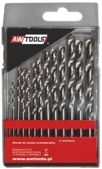 Picture of Wierto AWTools HSS walcowe 1,5 2 4,5 4 5,5 5 4,8 3 2,5 3,5 6 3,2 6,5mm zestaw (AW41201)