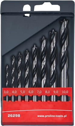 Изображение Wierto Pro-Line do drewna krte walcowe 7 4 5 3 6 10 8 9mm zestaw (26298)