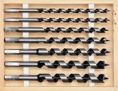 Изображение Wierto Pro-Line do drewna spiralne szecioktne 6 10 12 14 16 8mm zestaw (26847)